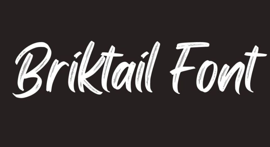 briktail font