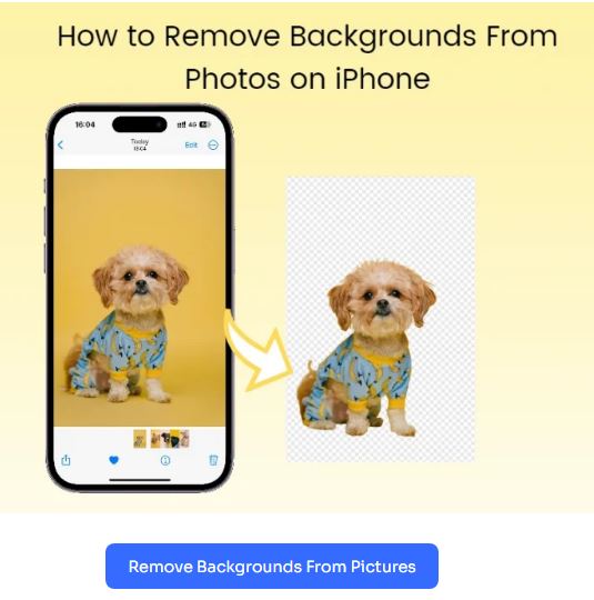 Remove Background From Pictures on iPhone