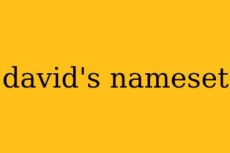 davids nameset